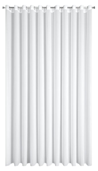ZÁCLONA NA KROUŽCÍCH DEBRA 300 CM X 250 CM CM BÍLÁ