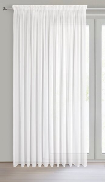 ZÁCLONA NA PÁSCE DEBRA 300X270 CM BÍLÁ BX