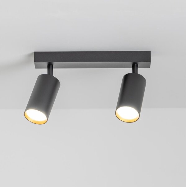 Brilagi - Bodové svítidlo SELE 2xGU10/30W/230V černá/zlatá