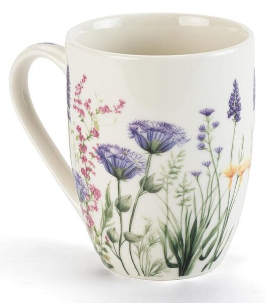 Sada porcelánových hrnků LEVANDULOVÁ ZAHRADA v dárkové krabičce 350 ml 2 ks