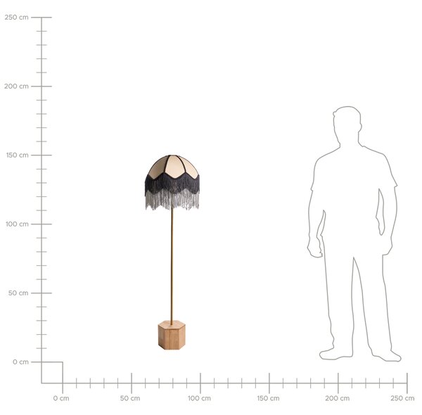 Stojací lampa UMGUZA Kov Zlatá