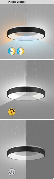 72002 LED Stmívatelný lustr na lanku CEILO LED 38W