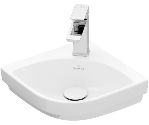 Villeroy & Boch 43714601 - Rohové závěsné umyvadlo SUBWAY 32x32 cm keramika/bílá
