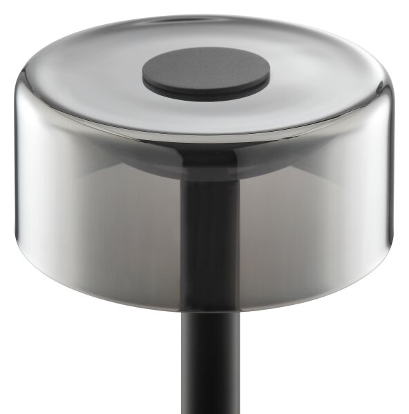 Brilliant - LED Stm nabíj dotyk stolní lampa RAZOR LED/2,5W/5V 2700K IP44 černá