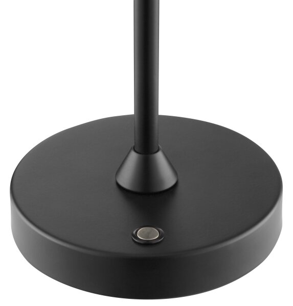 Brilliant - LED Stm nab dotyková stolní lampa ELORA LED/2,5W/5V 2700K IP44 černá