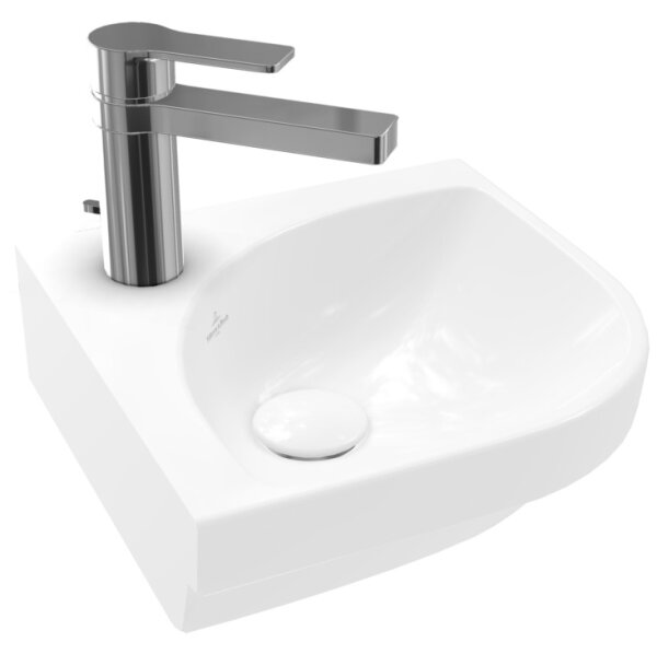 Villeroy & Boch 43714601 - Rohové závěsné umyvadlo SUBWAY 32x32 cm keramika/bílá
