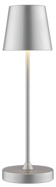 Brilliant - LED Stm nab dotyk stolní lampa ELORA LED/2,5W/5V 2700K IP44 stříbrná