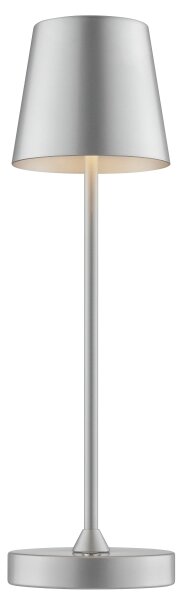 Brilliant - LED Stm nab dotyk stolní lampa ELORA LED/2,5W/5V 2700K IP44 stříbrná