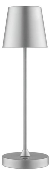 Brilliant - LED Stm nab dotyk stolní lampa ELORA LED/2,5W/5V 2700K IP44 stříbrná