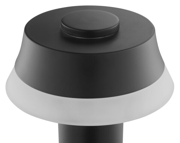 Brilliant -LED Stm nabíjecí dotyková stolní lampa KINICH LED/2,5W/5V 2700K černá