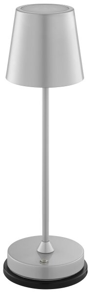 Brilliant - LED Stm nab dotyk stolní lampa ELORA LED/2,5W/5V 2700K IP44 stříbrná