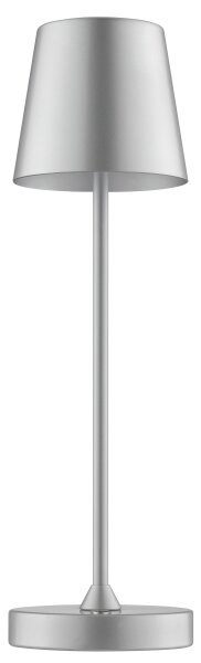 Brilliant - LED Stm nab dotyk stolní lampa ELORA LED/2,5W/5V 2700K IP44 stříbrná