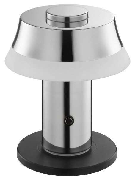Brilliant - LED Stm nab dotyk stolní lampa KINICH LED/2,5W/5V 2700K lesklý chrom