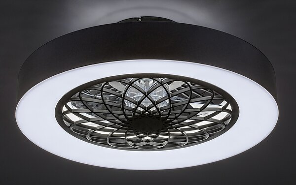 5419 LED Stmívatelné stropní svítidlo s ventilátorem LED/35W/230V 3000-6000K + dálkové ovládání