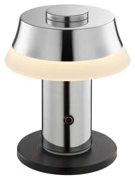 Brilliant - LED Stm nab dotyk stolní lampa KINICH LED/2,5W/5V 2700K lesklý chrom