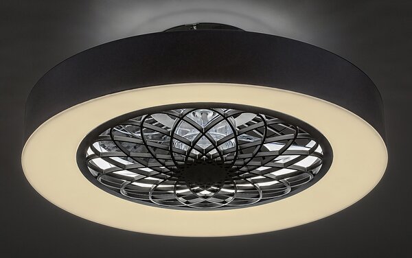 5419 LED Stmívatelné stropní svítidlo s ventilátorem LED/35W/230V 3000-6000K + dálkové ovládání