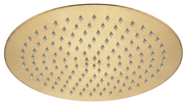 Rea Rea, kulatá dešťová sprchová hlavice, JS-P014BG, 30cm, zlatá matná, REA-P8604