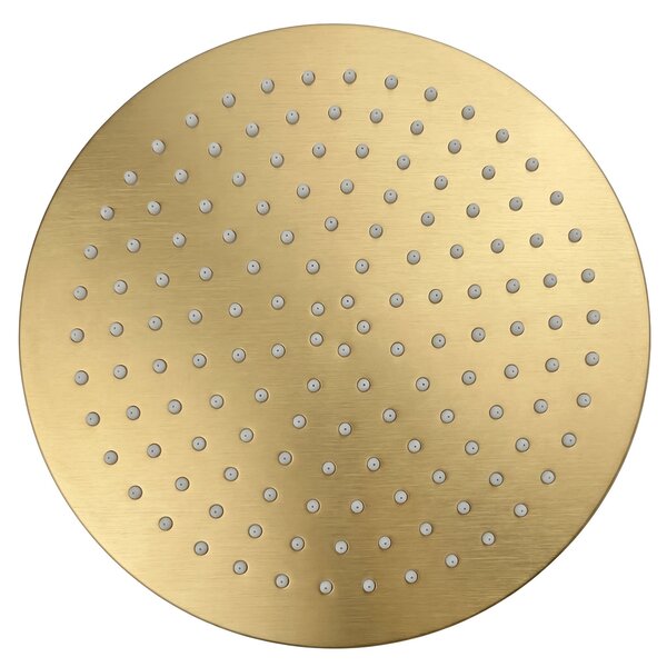 Rea Rea, kulatá dešťová sprcha 25cm, zlatá matná, REA-P8609