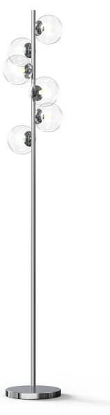 ONLI - Stojací lampa KIMBERLY 6xG9/6W/230V lesklý chrom