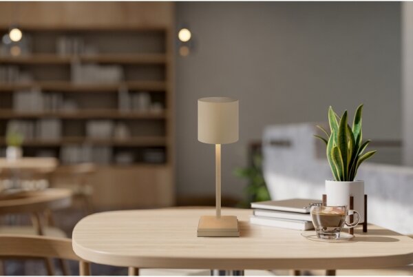 Globo 58487S - LED Stmívat dot nabíj stolní lampa DIXON 1,5W/5V 2200 mAh béžová