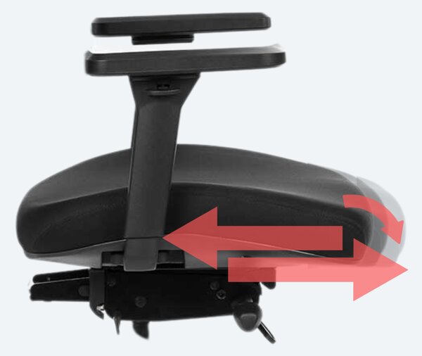 Mercury Ergonomická kancelářská židle OAMA ERGO šedá, pro vysoké postavy