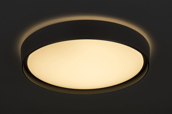 Rabalux 3146 Achilles LED Stropní svítidlo s ovladačem | RGB | Variabilní | Stmívatelné | 40W | Černá - r-3146