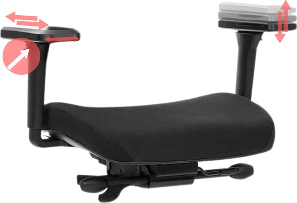 Mercury Ergonomická kancelářská židle OAMA ERGO šedá, pro vysoké postavy
