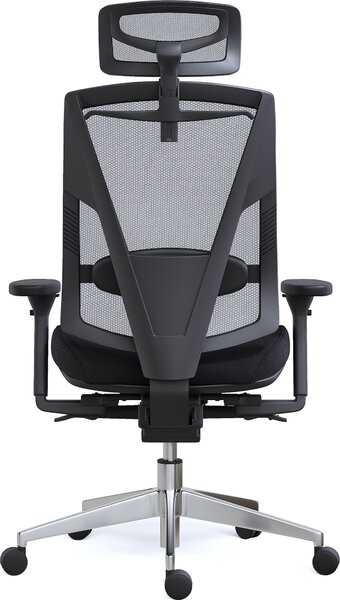 Mercury Ergonomická kancelářská židle OAMA ERGO šedá, pro vysoké postavy
