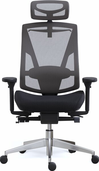 Mercury Ergonomická kancelářská židle OAMA ERGO šedá, pro vysoké postavy