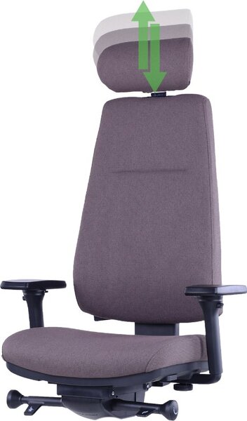 Mercury Ergonomická kancelářská židle UN2006-4XH DIVERSE černá
