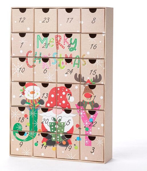 Adventní kalendář s šuplíčky PAPER skřítek