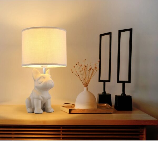 Globo 21741S - Stolní lampa DOGO 1xE27/60W/230V