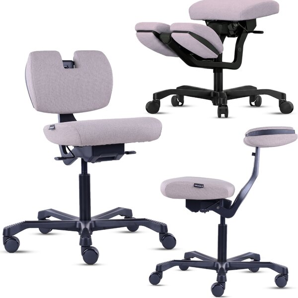 Mercury Multifunkční ergonomická židle a klekosed EVO šedá