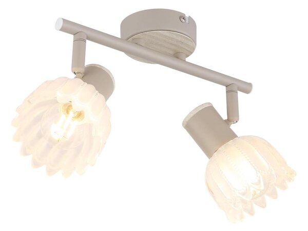 Globo 54317-2 - Bodové svítidlo PLANTA 2xE14/40W/230V