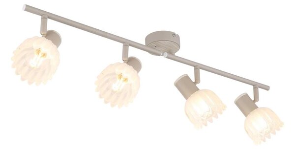 Globo 54317-4 - Bodové svítidlo PLANTA 4xE14/40W/230V