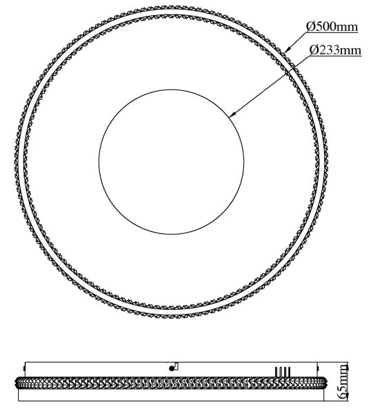 Globo 48563-40S - LED Stm stropní svít SHIRLEY 40W/230V 2700-6500K pr.50,5cm+DO