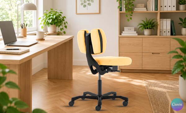 Mercury Multifunkční ergonomická židle a klekosed EVO žlutá