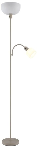 Globo 59947S - Stojací lampa HINTON 1xE27/40W/230V + 1xE14/25W
