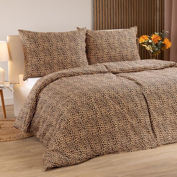 Bavlněné ložní povlečení LEOPARDÍ ELEGANCE