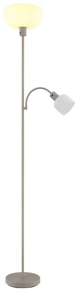Globo 59947S - Stojací lampa HINTON 1xE27/40W/230V + 1xE14/25W