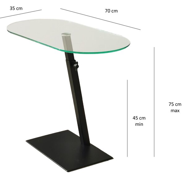 Konferenční stolek Falck 3 (černá)