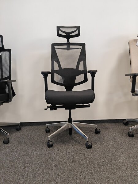 Mercury Ergonomická kancelářská židle OAMA ERGO černá