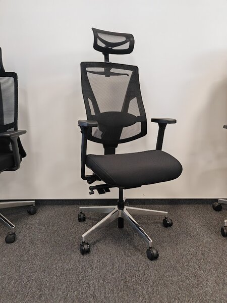 Mercury Ergonomická kancelářská židle OAMA ERGO černá