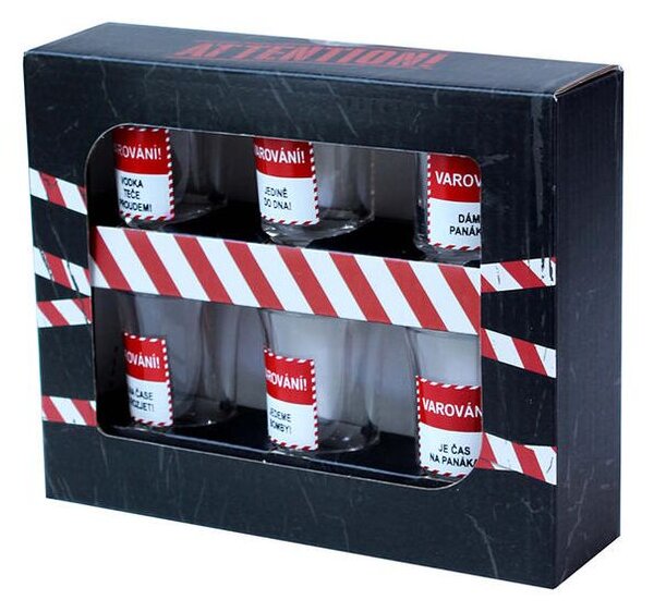 Sada 6 odlivek VAROVÁNÍ 40 ml