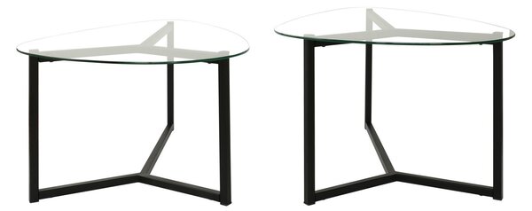 Set 2 ks konferenčních stolků Birma (matná černá)