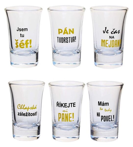 Sada 6 odlivek CHLAPSKÁ ZÁLEŽITOST 40 ml