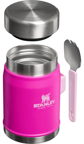 STANLEY Termoska na jídlo se lžící/vidličkou The Legendary Classic Food Jar 400 ml Violet Blossom