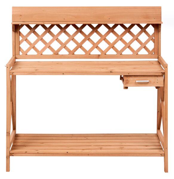 Přesazovací stolek SPERLINGA Borovicové dřevo 116 cm 115 cm Světle hnědá
