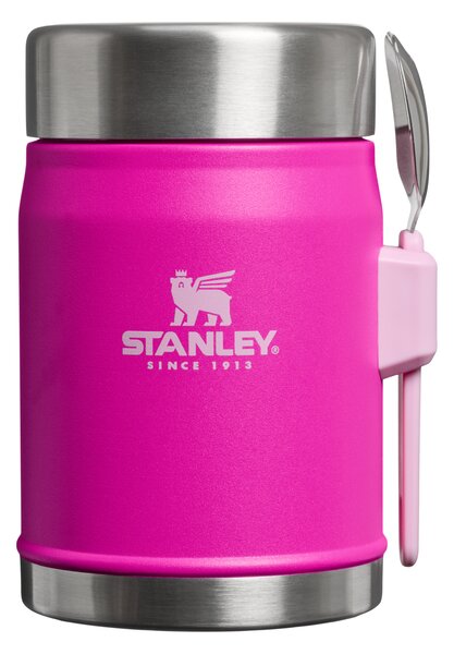 STANLEY Termoska na jídlo se lžící/vidličkou The Legendary Classic Food Jar 400 ml Violet Blossom