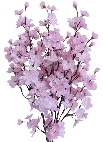Svazek větviček TŘEŠEŇ růžová 78 cm, 3 ks